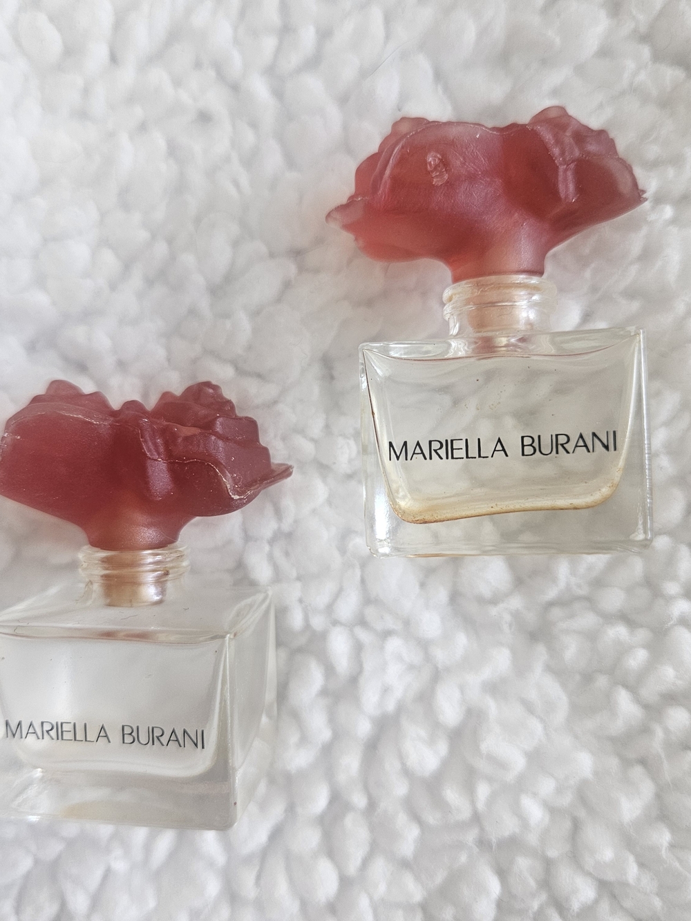 Women's Vintage Rare Floral-Top Fragrance Bottle - Pink Accent Mariella Burani